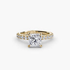 Solitaire with Pavé 6