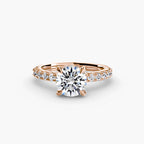 Solitaire with Pavé 6