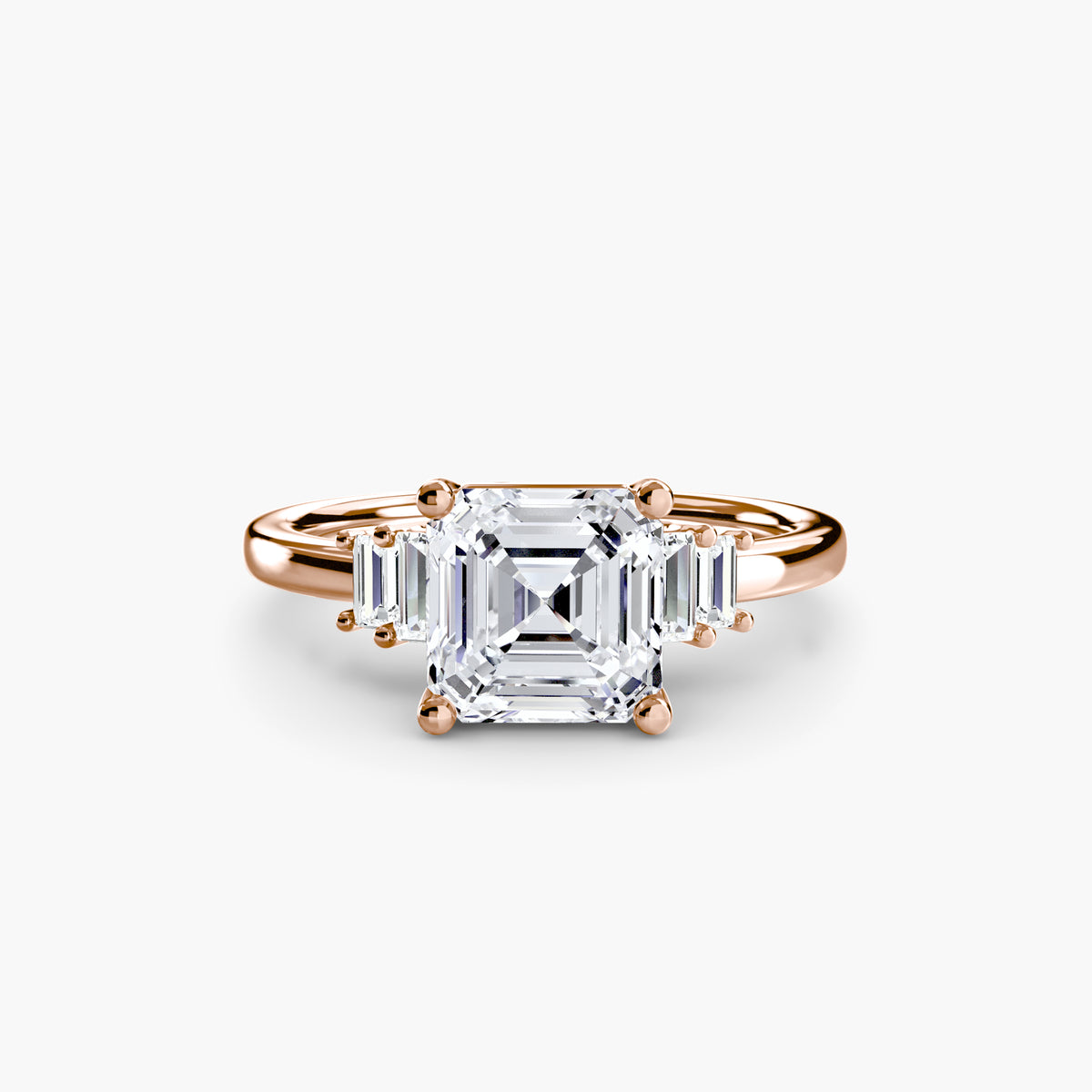 Baguette Accent Solitaire