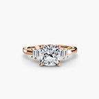 Baguette Accent Solitaire