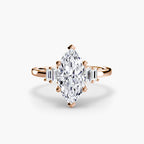 Baguette Accent Solitaire