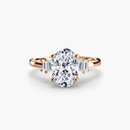 Baguette Accent Solitaire
