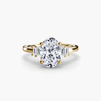 Baguette Accent Solitaire