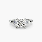 Baguette Accent Solitaire