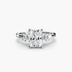 Baguette Accent Solitaire