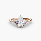 Solitaire with Shoulder Accents 2