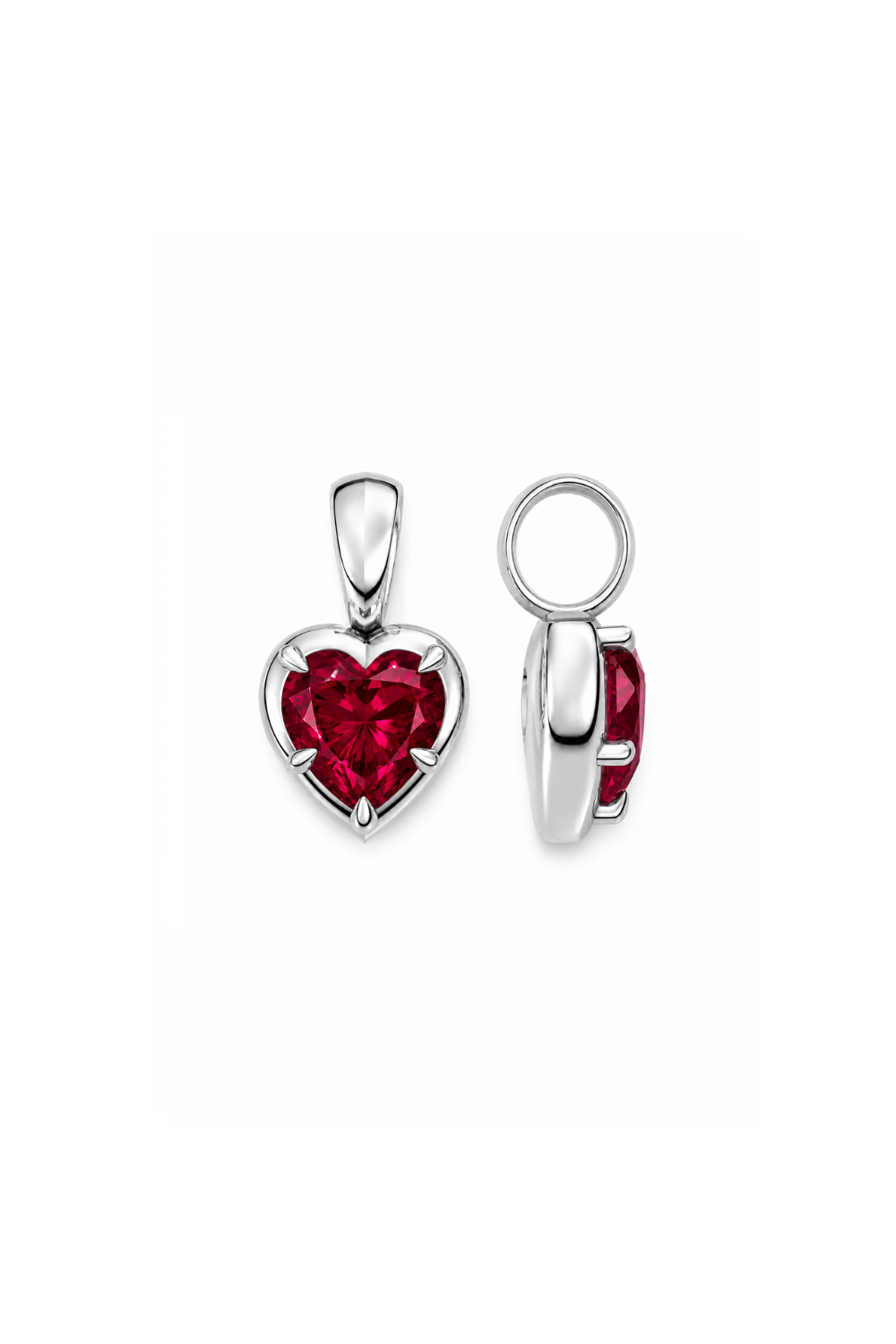 The Lover Girl Pendant in Silver