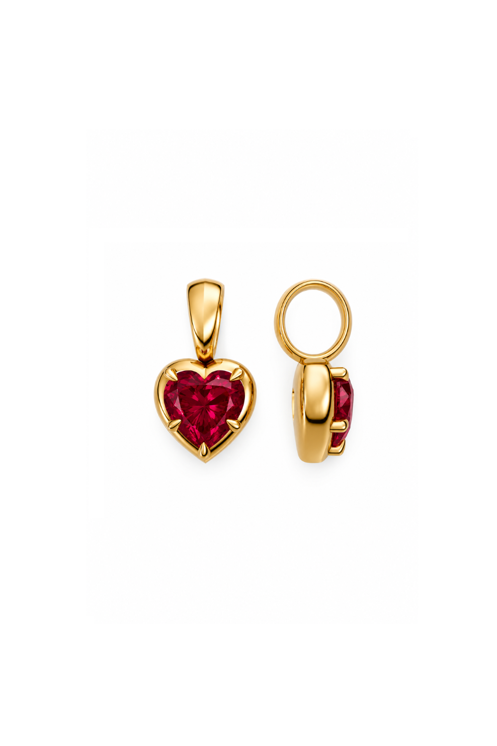 The Lover Girl Pendant in Gold
