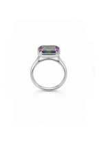 The Asscher Floating Ring | Custom