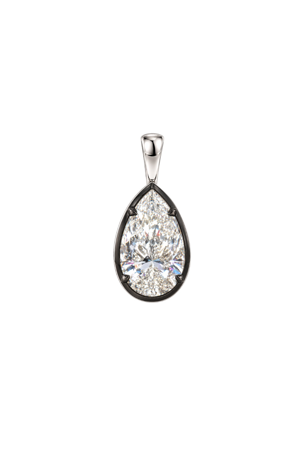 The Icon Pendant™ | Antique Georgian | 10k Yellow Gold 2ct White Diamond