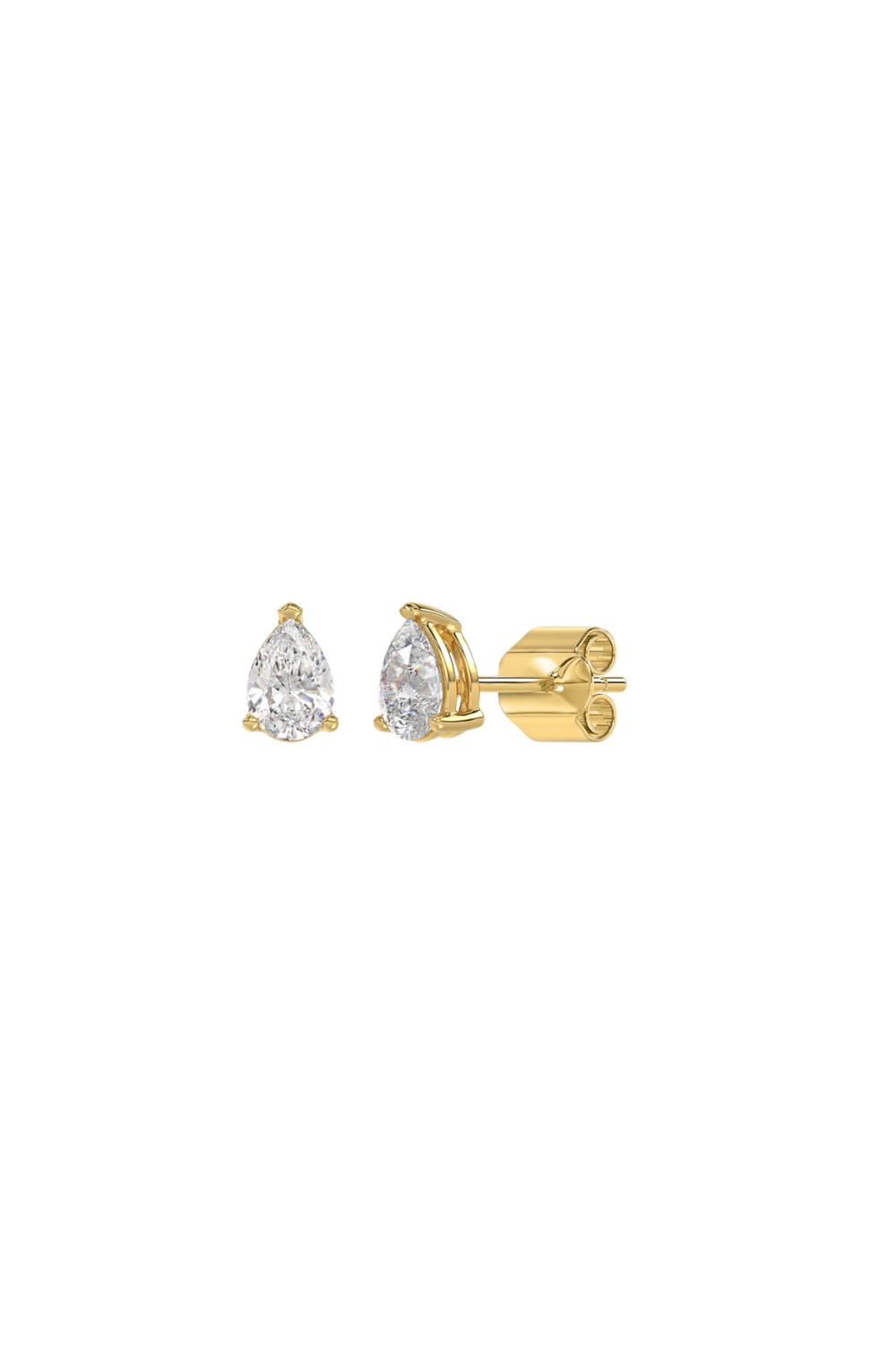 1ct Diamond Earrings in 10k Gold