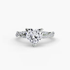 The Twisted Pavé Solitaire