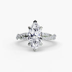 The Twisted Pavé Solitaire