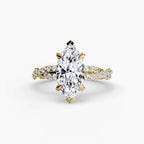 The Twisted Pavé Solitaire