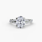 The Twisted Pavé Solitaire
