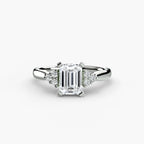 Solitaire with Cluster Shoulders 2