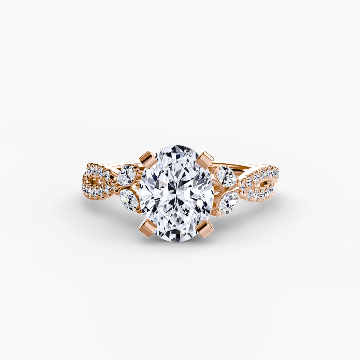 The Twist Pavé Ring