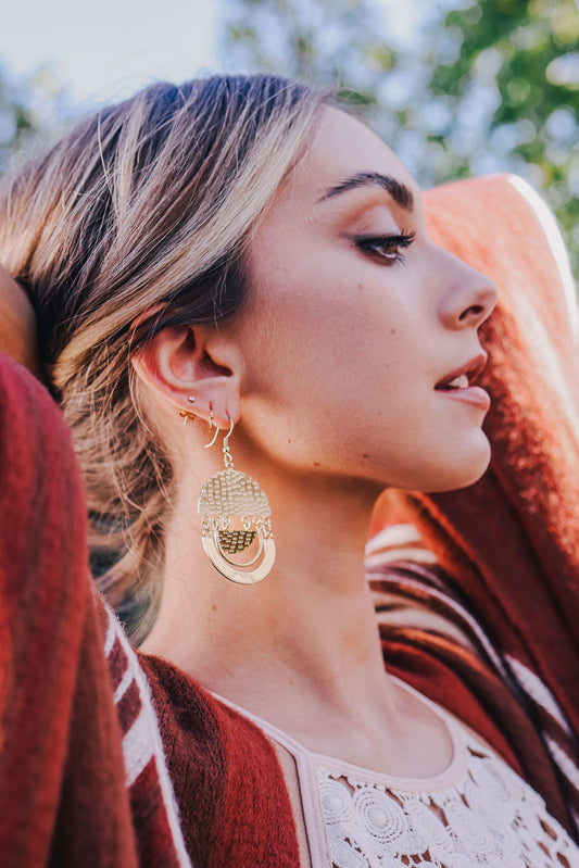 Dangle Rainbow Earrings