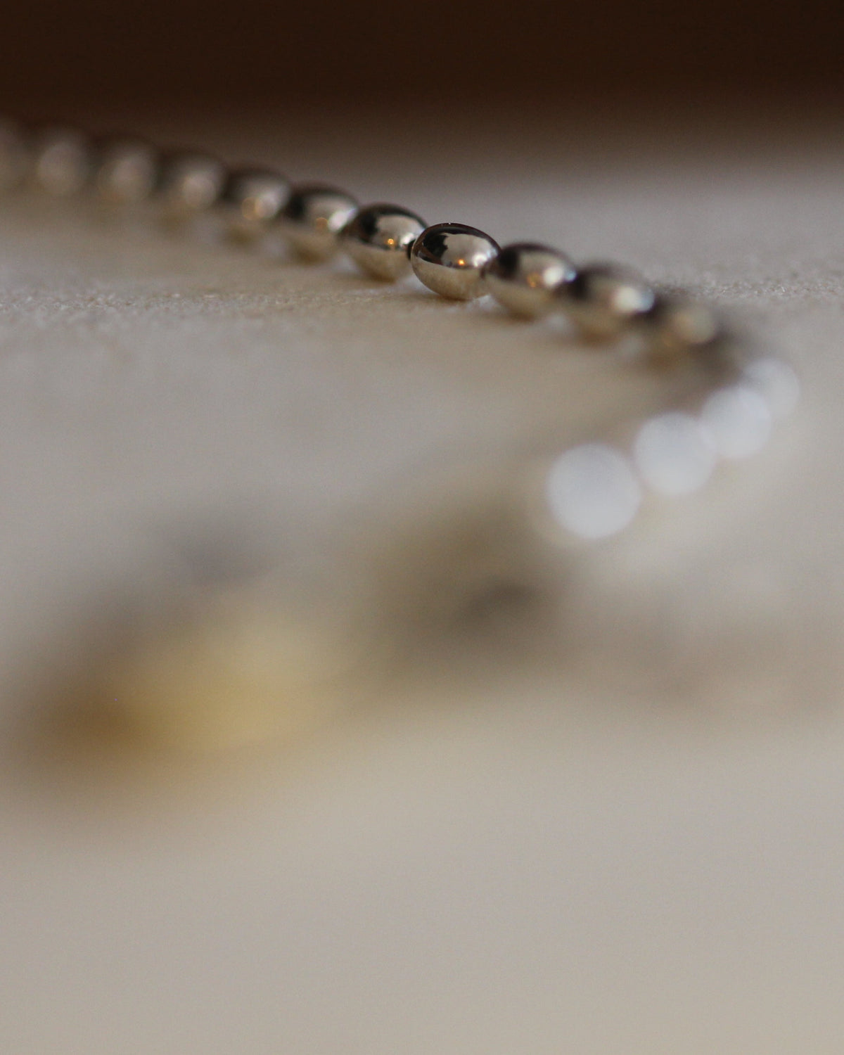 Sterling Silver Bead Chain | 18 inches