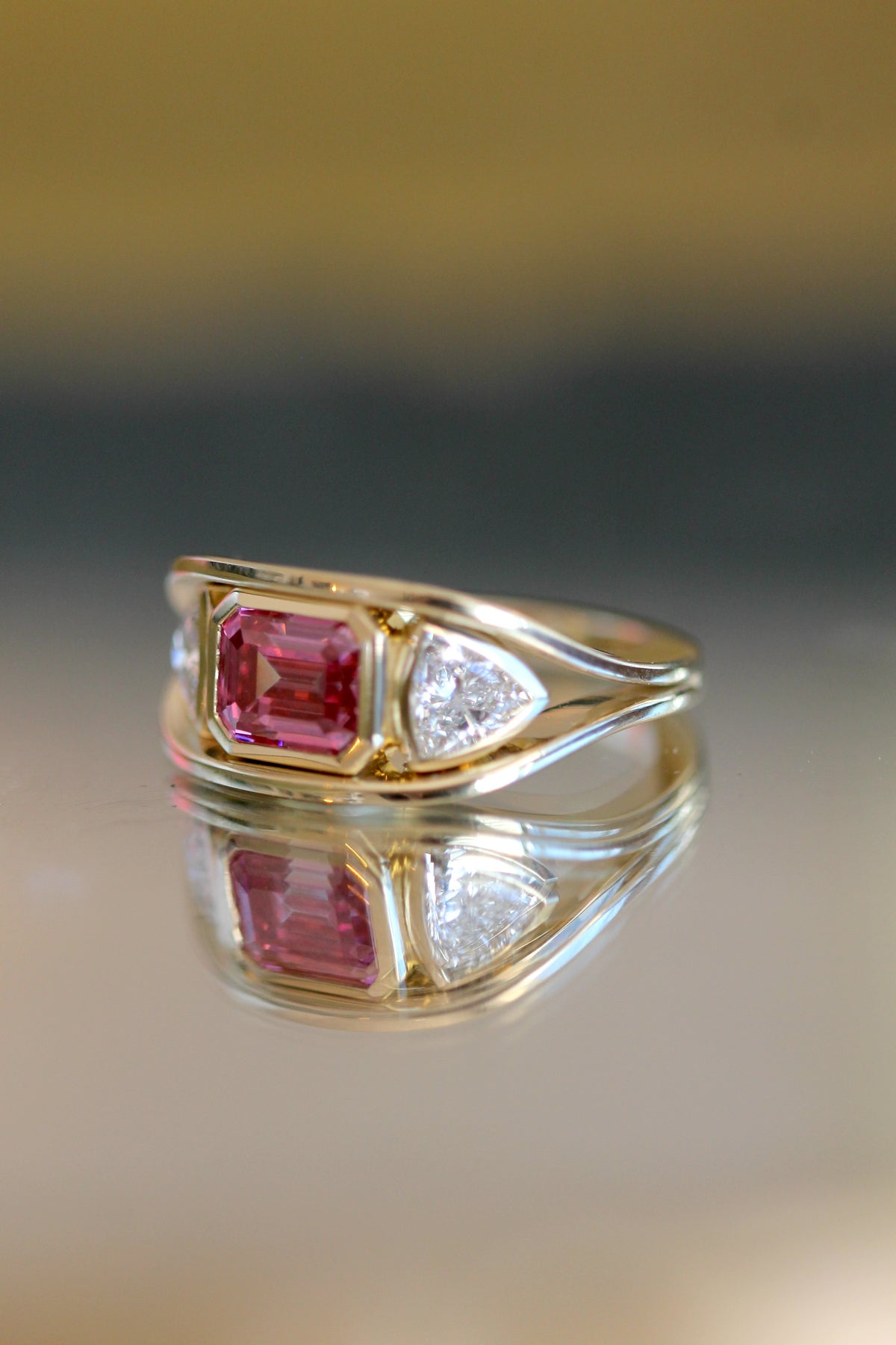 3 Stone Double Band