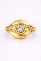 Eye of Crete Double Band Ring