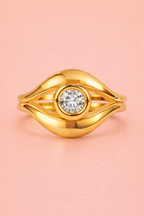 Eye of Crete Double Band Ring