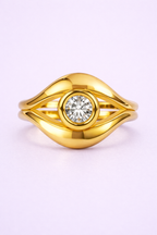 Eye of Crete Double Band Ring