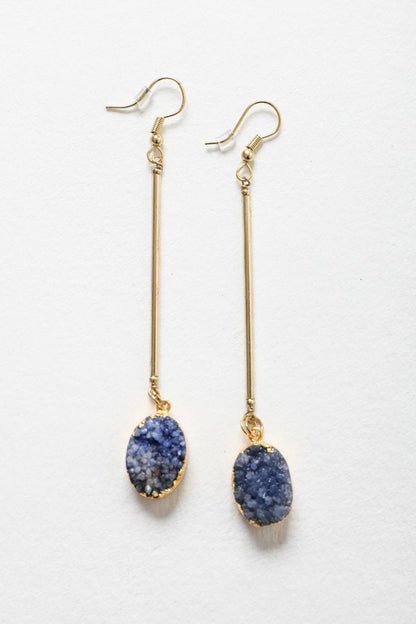 Gemstone Drop Earrings Jewelry