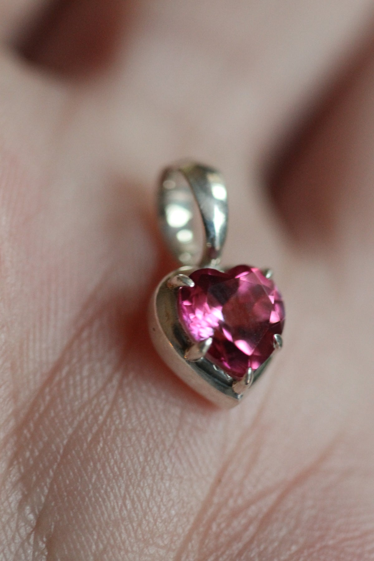 The Mini Lover Girl Pendant in Silver