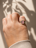 Monogram Letter Signet in Silver