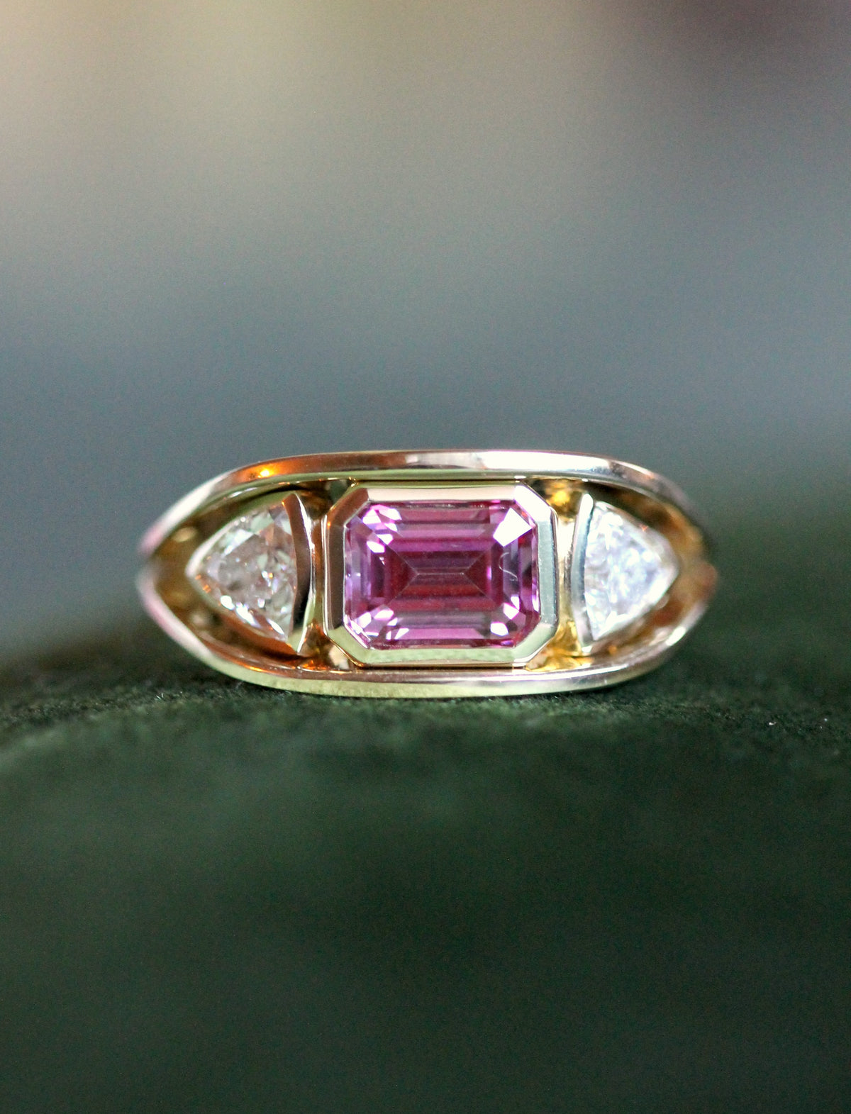 3 Stone Double Band