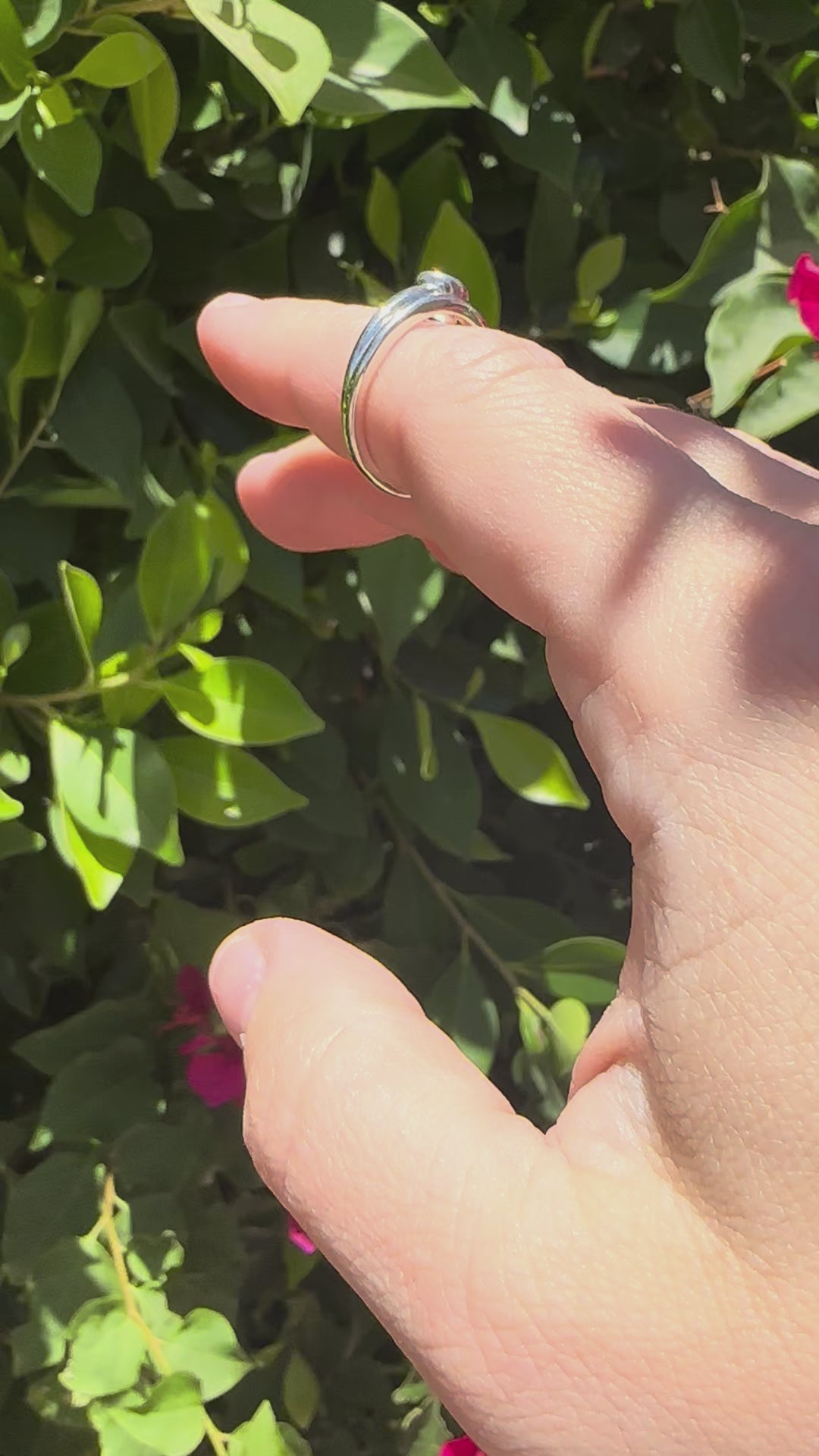 Serpent's Eye Ring in 14k Yellow Gold and Lab Diamond