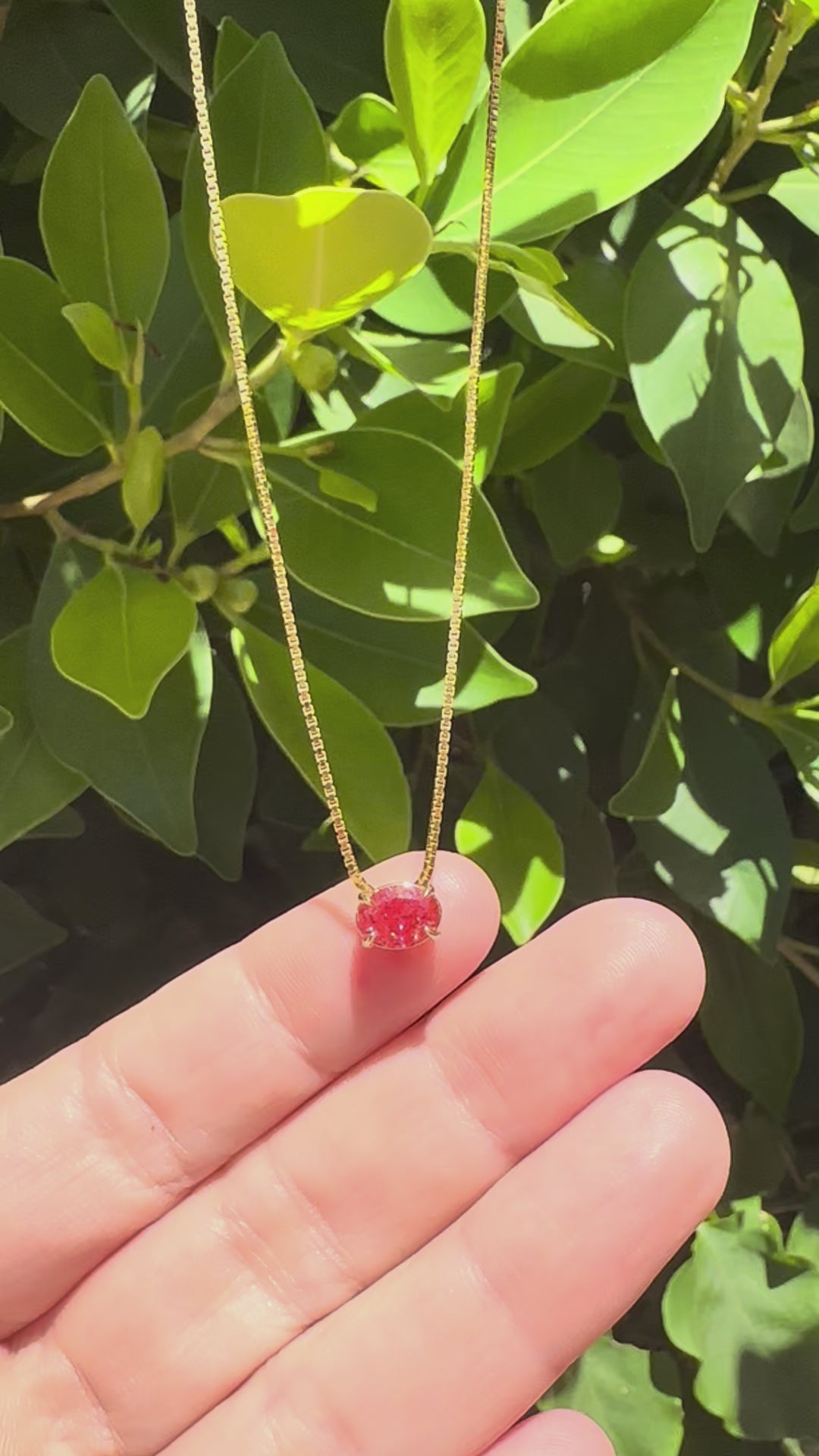 Ready to Ship – 1.08ct Fancy Vivid Pink Lab Diamond Slider Pendant