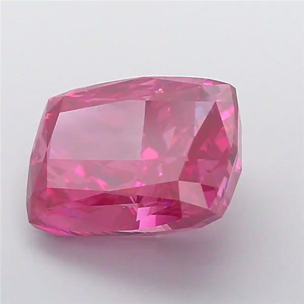5ct Cushion Fancy Vivid Pink VS1