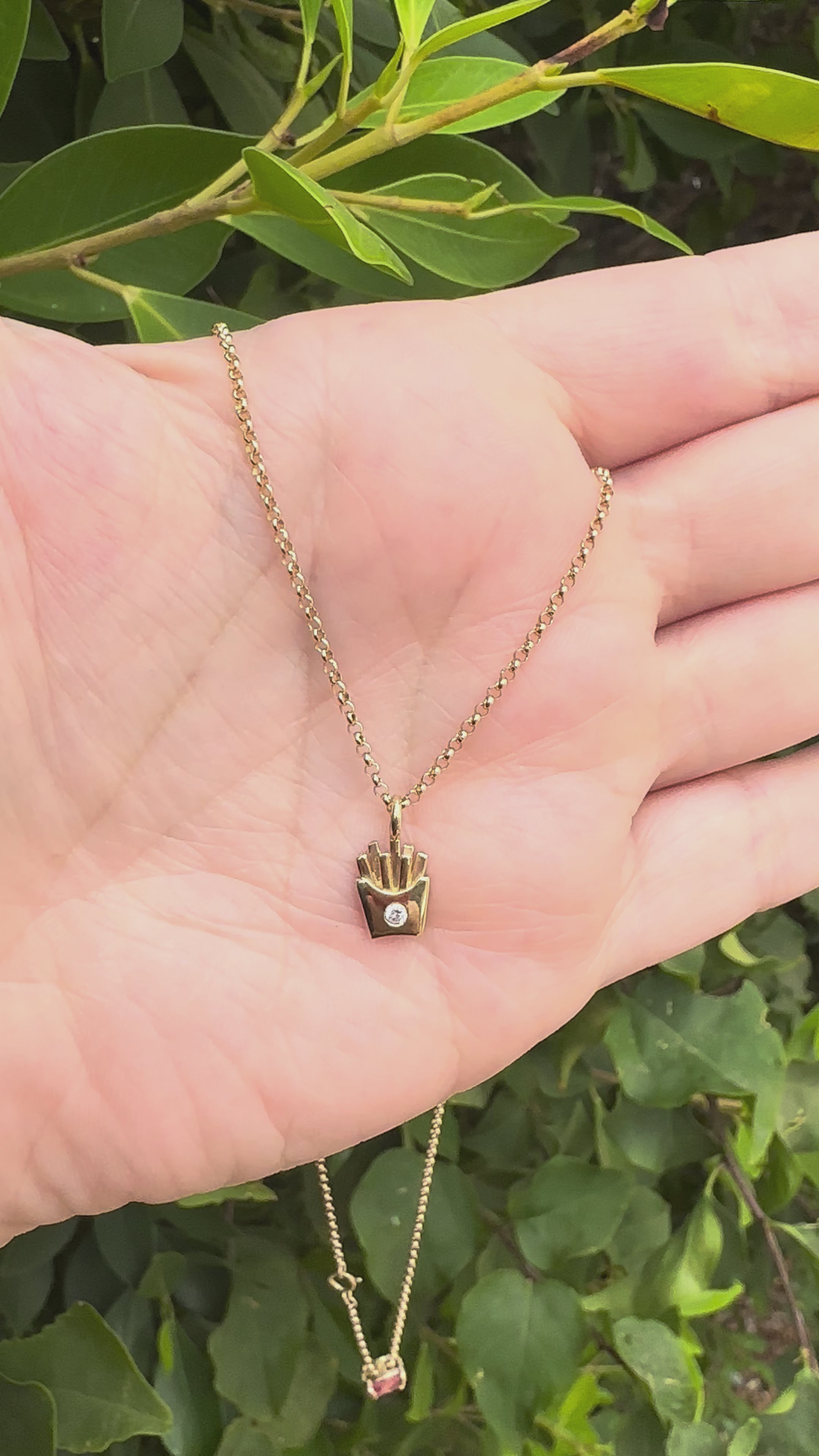 The Rich Bitch Fry Charm