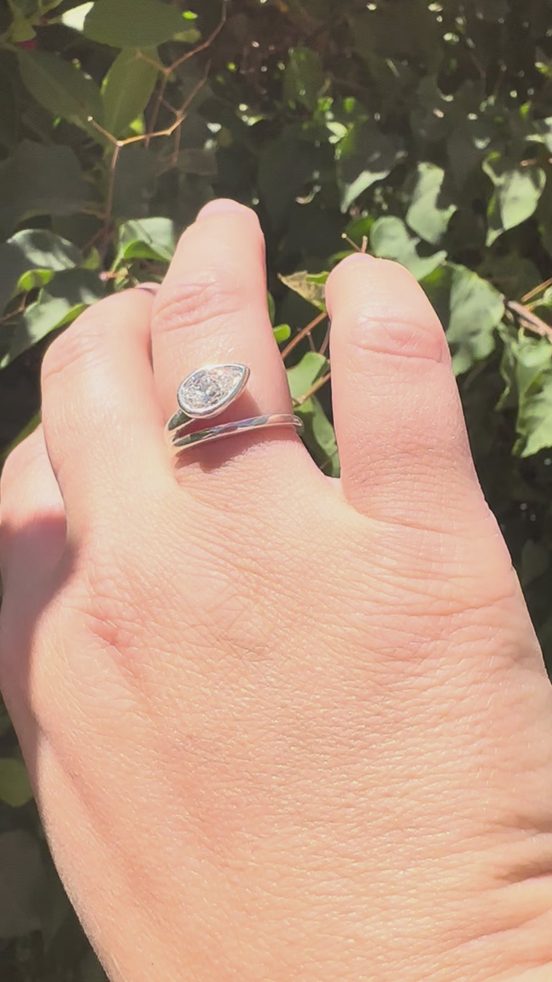 Serpent's Eye Ring with Lab Diamond