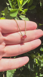 Ready to Ship – 1.08ct Fancy Vivid Pink Lab Diamond Slider Pendant