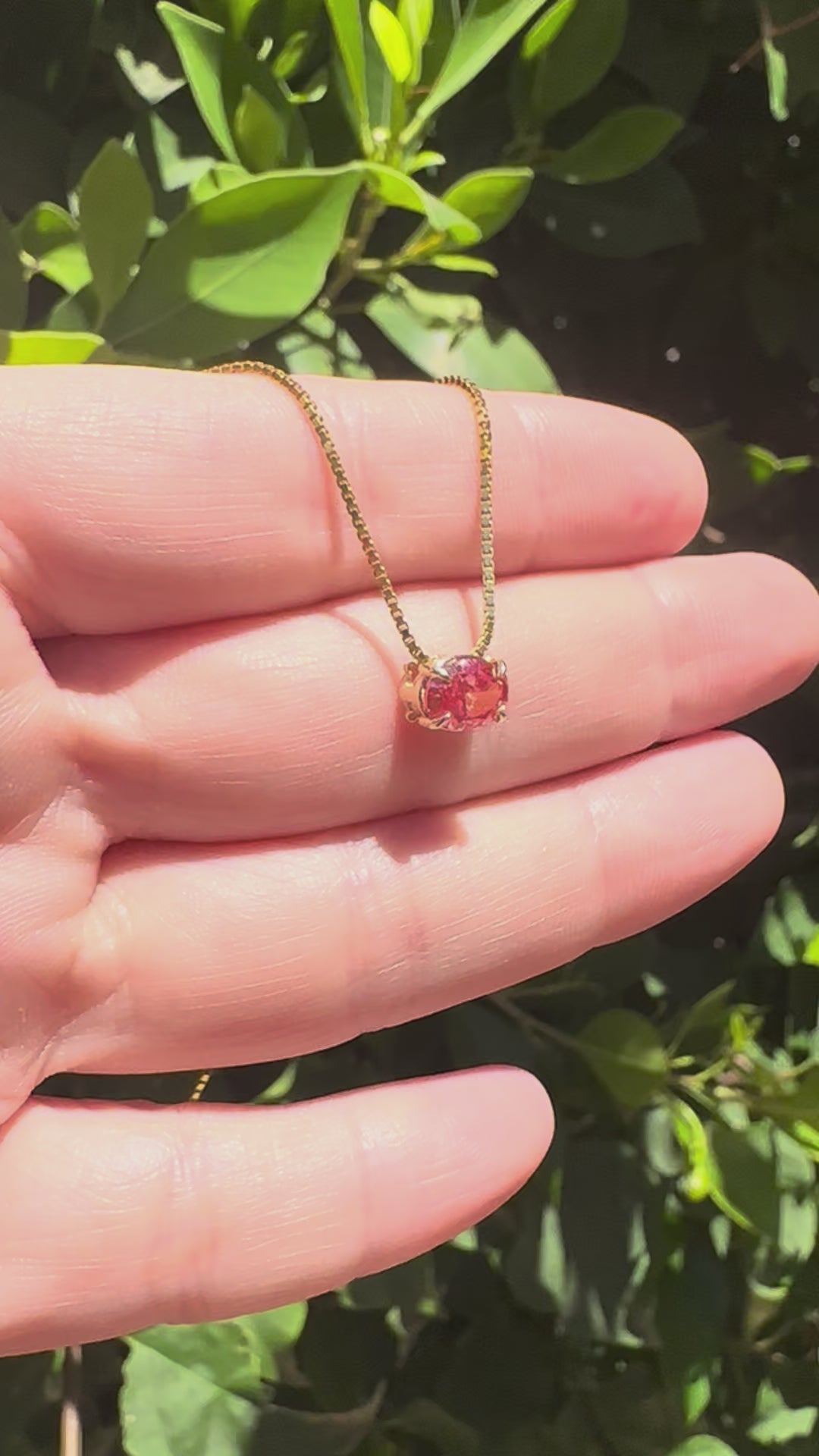 Ready to Ship – 1.08ct Fancy Vivid Pink Lab Diamond Slider Pendant