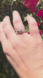 Serpent's Eye Ring with Lab Diamond