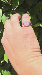 Monogram Letter Signet in Silver