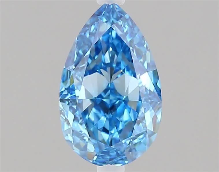 1.01 Fancy Blue Pear Lab Diamond