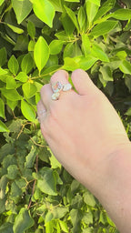The Asscher Floating Ring | Custom