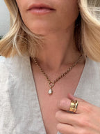 The Icon Pendant™ | 14k Yellow Gold 2ct White Diamond