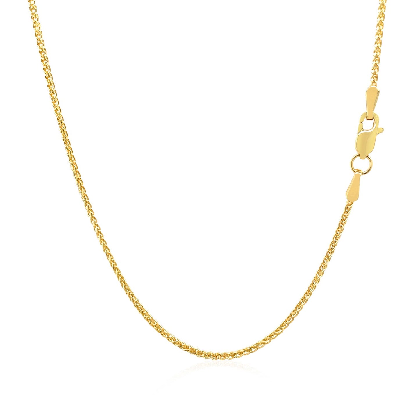 14k Yellow Gold Round Chain 1.2mm