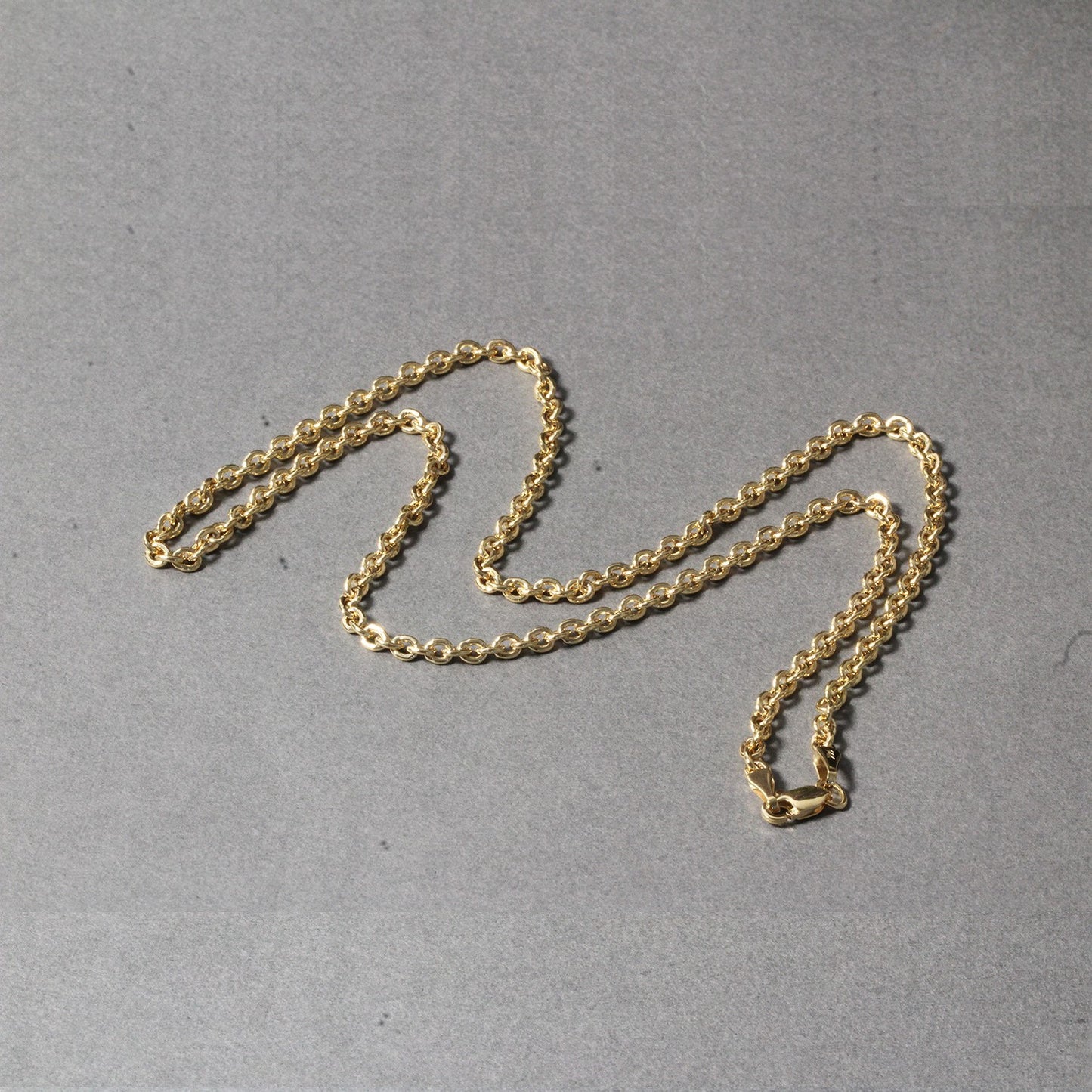 3.0mm 14k Yellow Gold Forsantina Lite Cable Link Chain