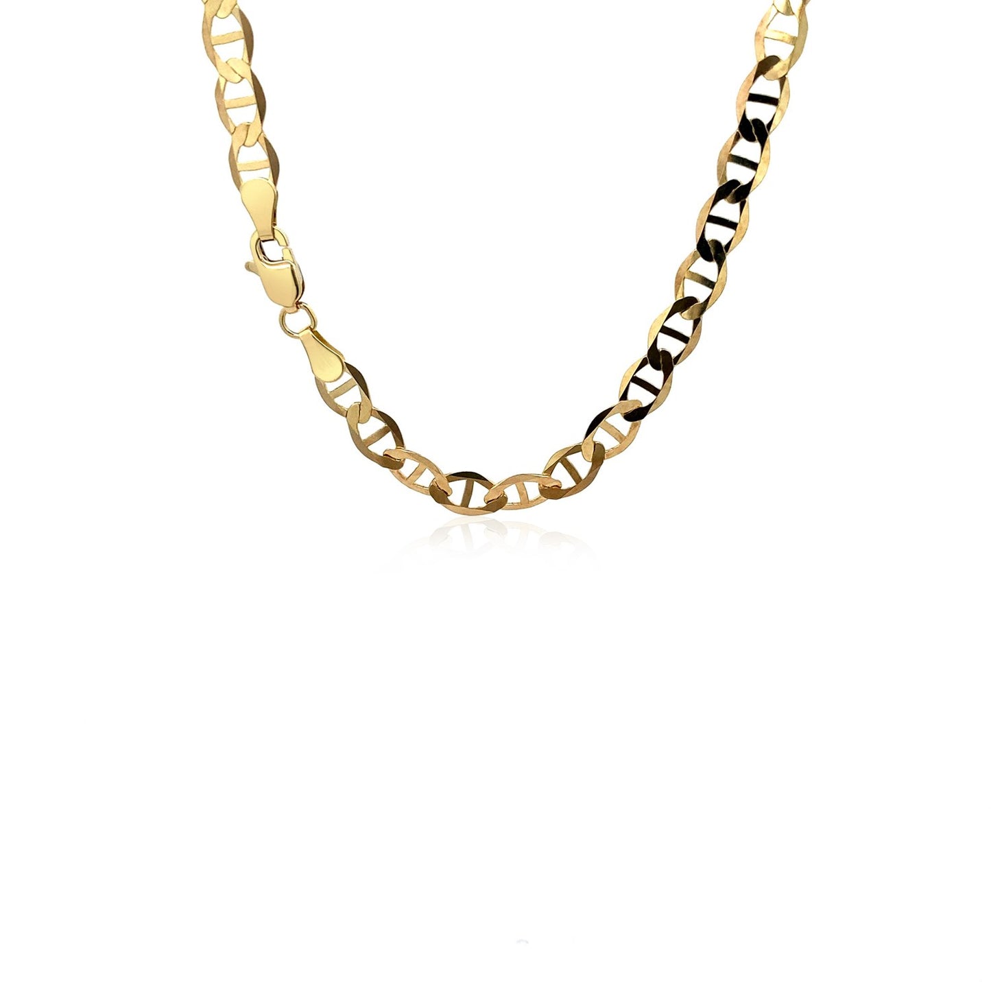 5.5mm 10k Yellow Gold Mariner Link Chain