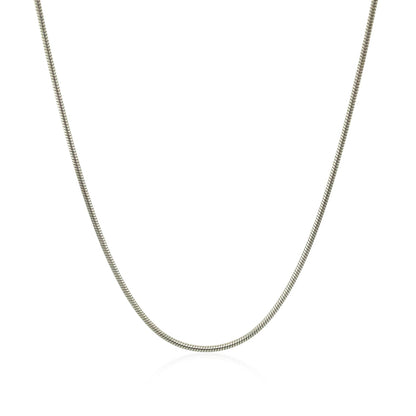 Sterling Silver 1.1mm Snake Style Chain