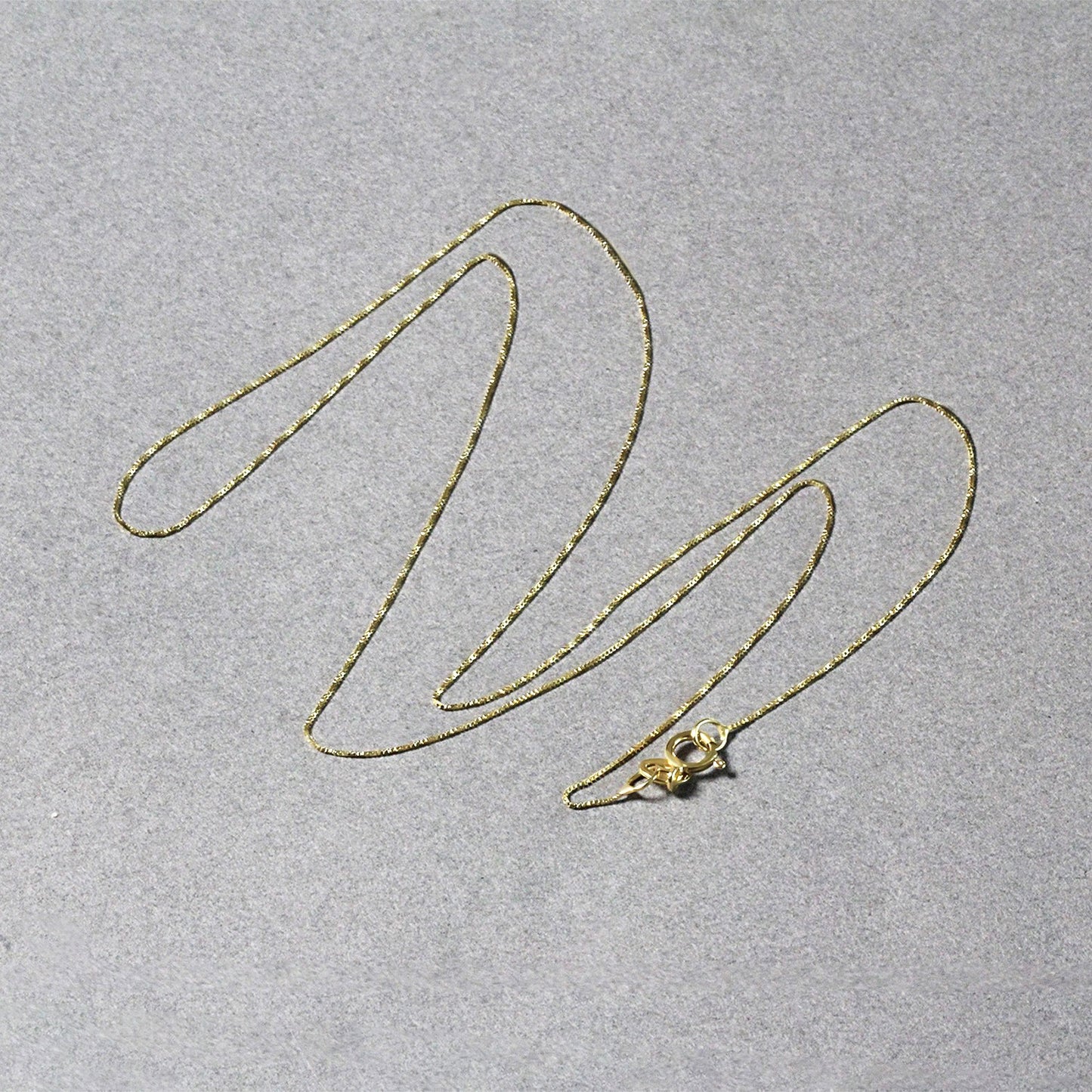 14k Yellow Gold Classic Box Chain 0.4mm