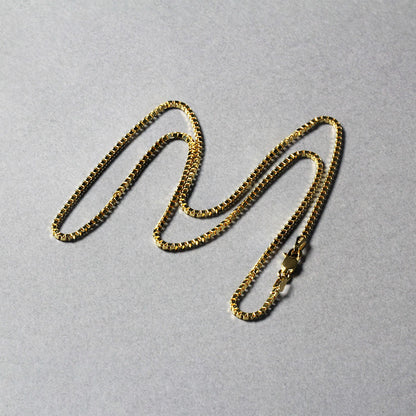 14k Yellow Gold Classic Box Chain 1.4mm