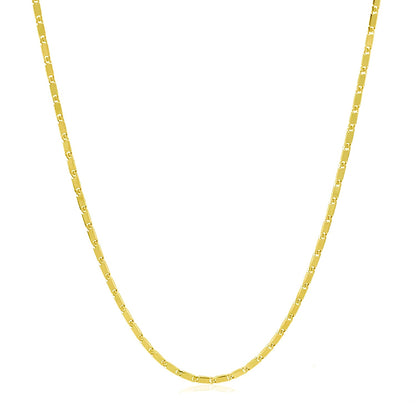 14k Yellow Gold Lumina Pendant Chain 1.0mm